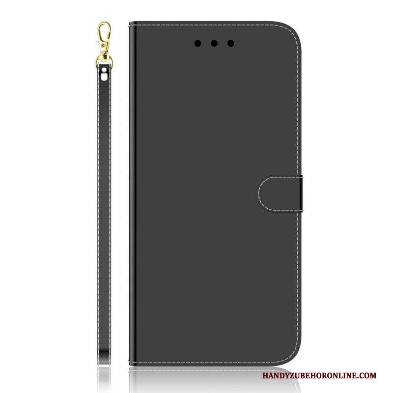 Folio-hoesje voor Samsung Galaxy A53 5G Spiegelhoes Van Imitatieleer