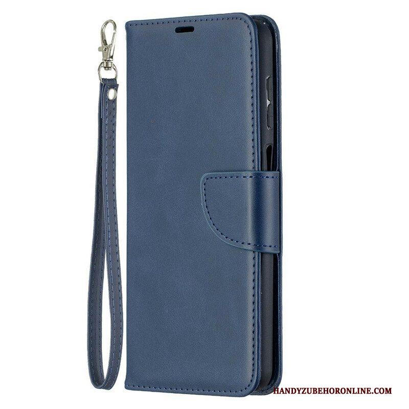 Folio-hoesje voor Samsung Galaxy M12 / A12 Flip Case Gladde Flap Schuin