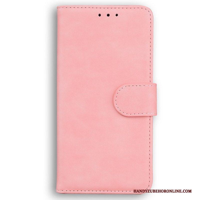 Folio-hoesje voor Samsung Galaxy M13 Couture-leereffect