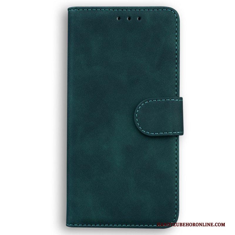 Folio-hoesje voor Samsung Galaxy M13 Couture-leereffect