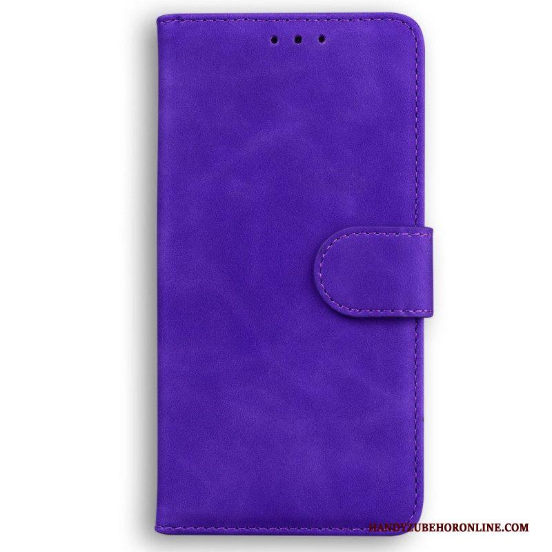 Folio-hoesje voor Samsung Galaxy M13 Couture-leereffect