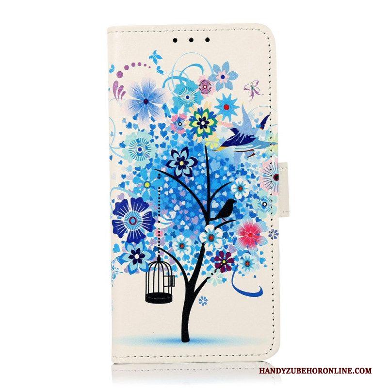 Folio-hoesje voor Samsung Galaxy M23 5G Bloeiende Boom