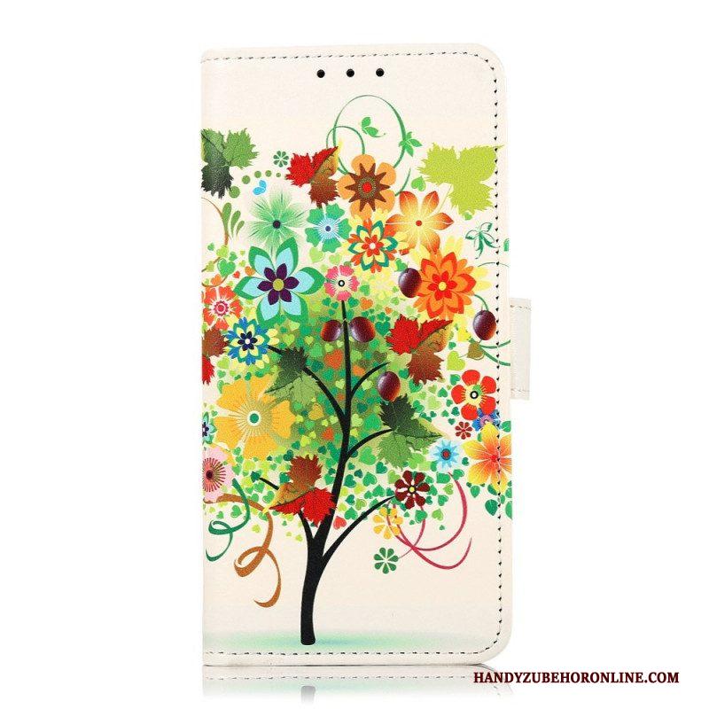 Folio-hoesje voor Samsung Galaxy M23 5G Bloeiende Boom