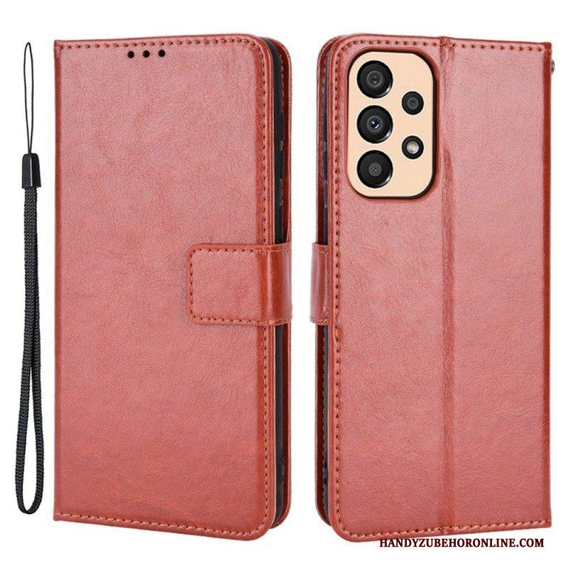 Folio-hoesje voor Samsung Galaxy M23 5G Flitsend Kunstleer