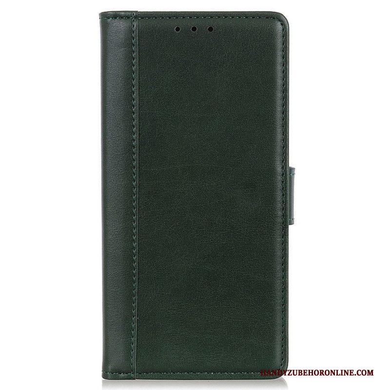Folio-hoesje voor Samsung Galaxy M23 5G Leren Styling