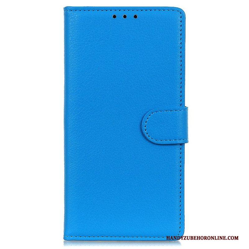 Folio-hoesje voor Samsung Galaxy M23 5G Traditionele Leerstijl