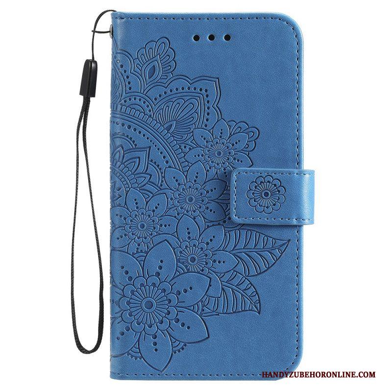 Folio-hoesje voor Samsung Galaxy M32 Bloemmandala