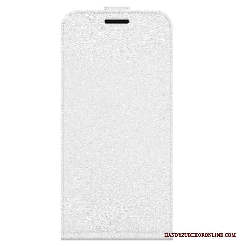 Folio-hoesje voor Samsung Galaxy M32 Flip Case Verticale Flap Met Leereffect