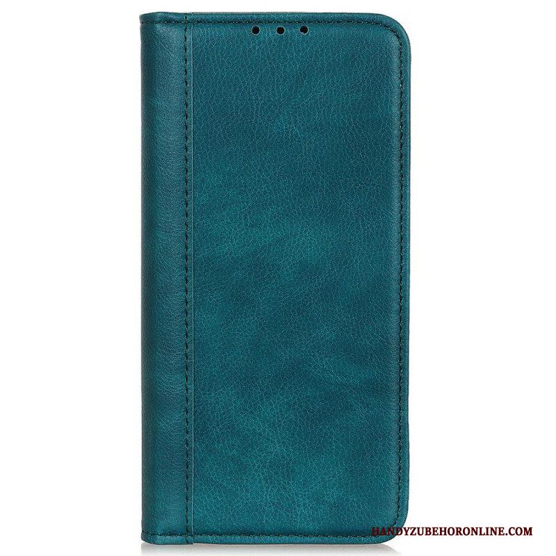 Folio-hoesje voor Samsung Galaxy M33 5G Litchi Splitleer