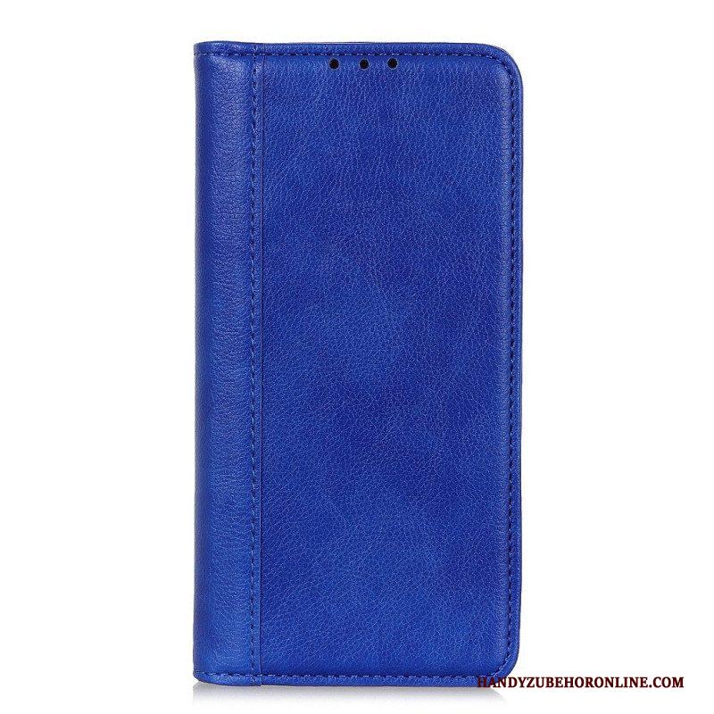 Folio-hoesje voor Samsung Galaxy M53 5G Litchi Splitleer