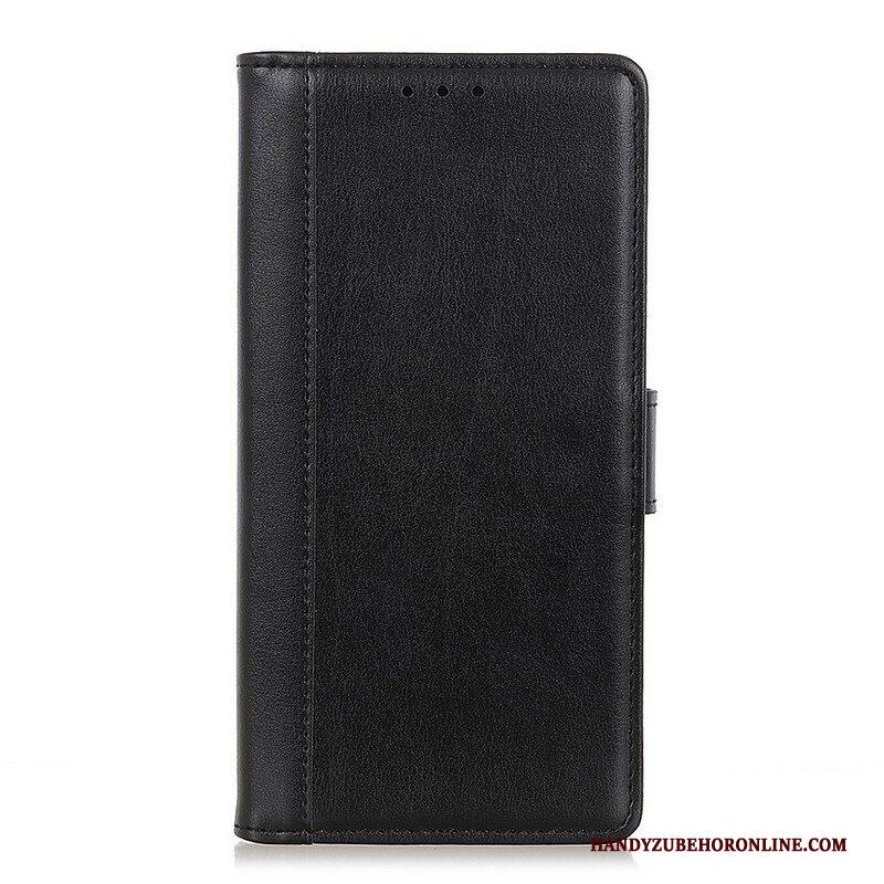 Folio-hoesje voor Samsung Galaxy S21 5G Stijl Leer Elegantie