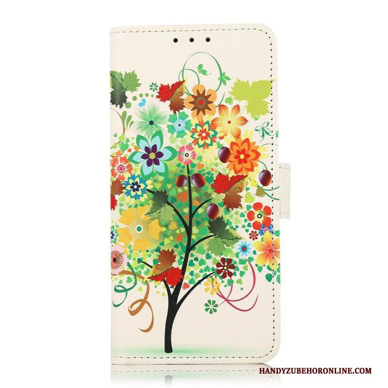 Folio-hoesje voor Samsung Galaxy S21 FE Bloeiende Boom