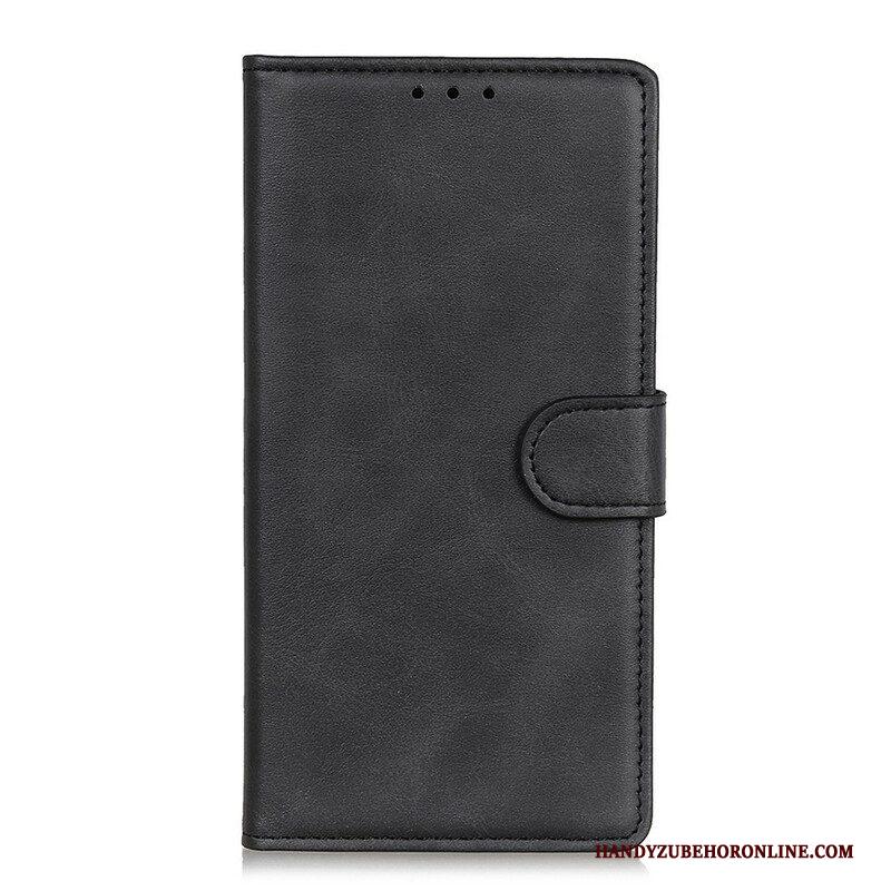 Folio-hoesje voor Samsung Galaxy S21 Plus 5G Retro Mat Leereffect