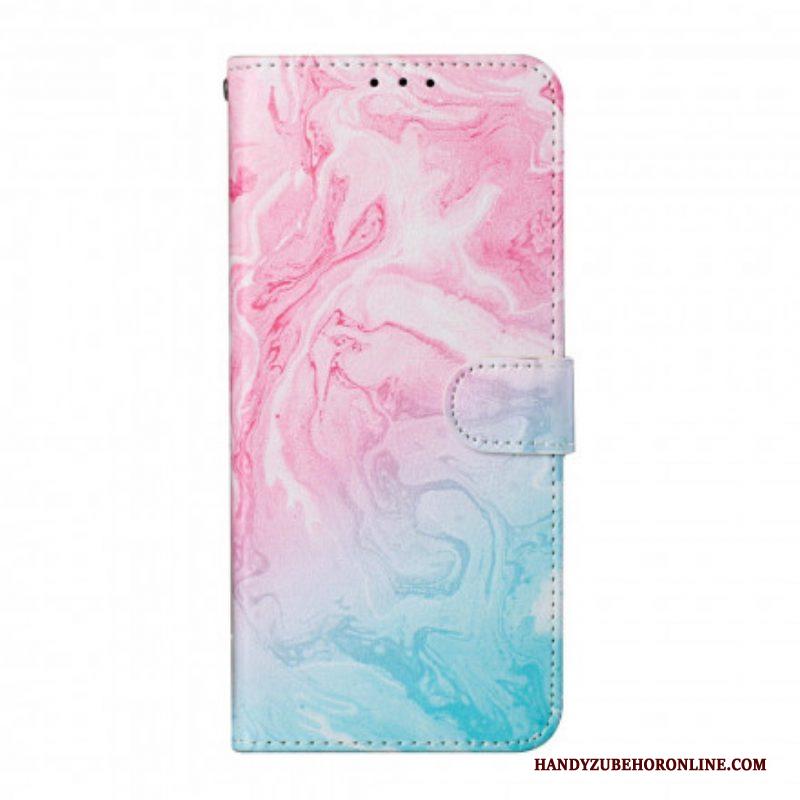 Folio-hoesje voor Samsung Galaxy S21 Ultra 5G Marmer