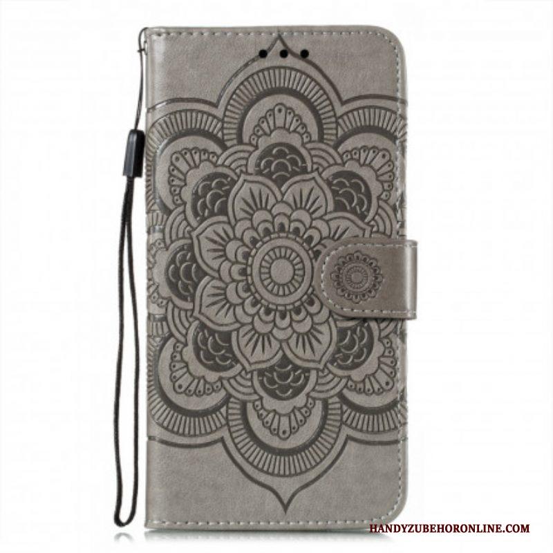 Folio-hoesje voor Samsung Galaxy S21 Ultra 5G Volledige Mandala