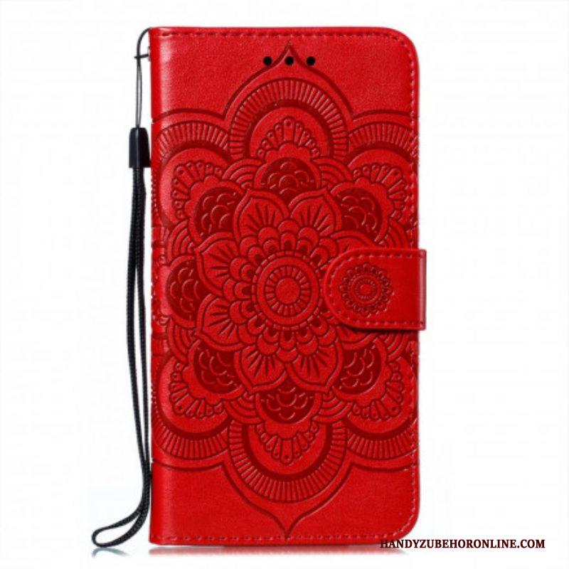 Folio-hoesje voor Samsung Galaxy S21 Ultra 5G Volledige Mandala