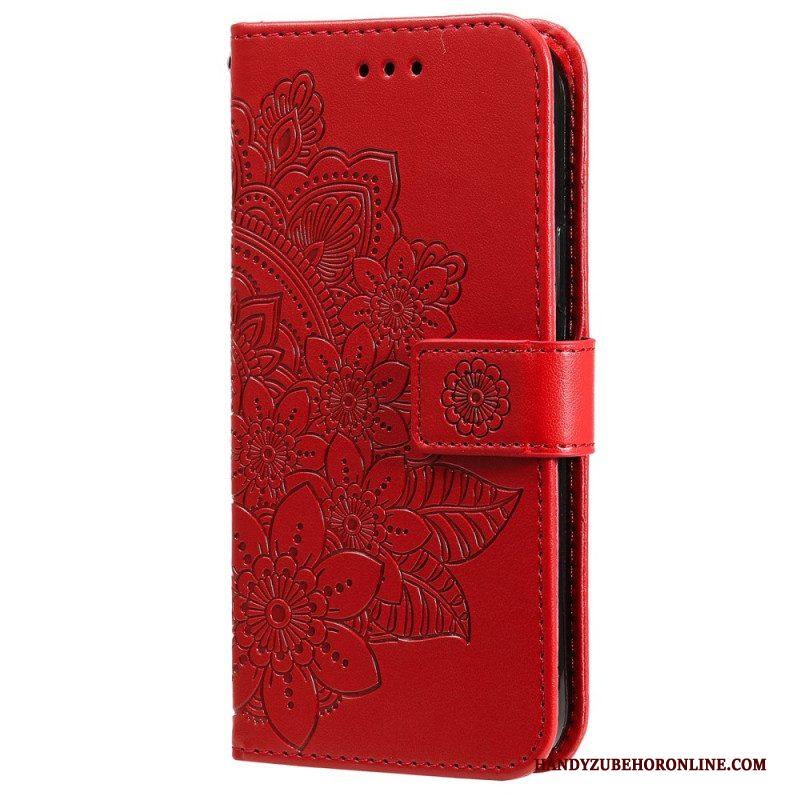 Folio-hoesje voor Samsung Galaxy S22 5G Bloemmandala