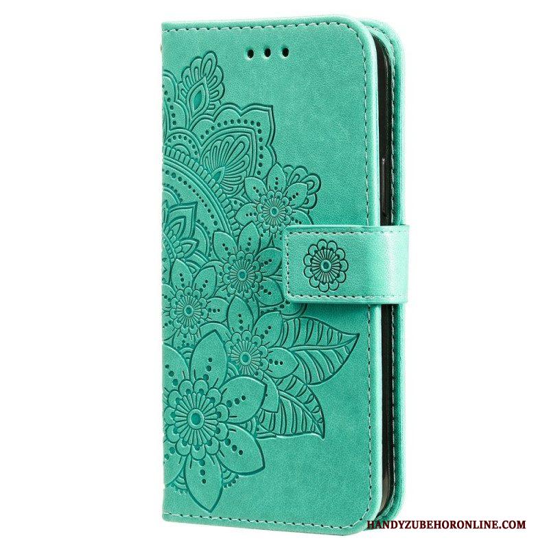 Folio-hoesje voor Samsung Galaxy S22 5G Bloemmandala