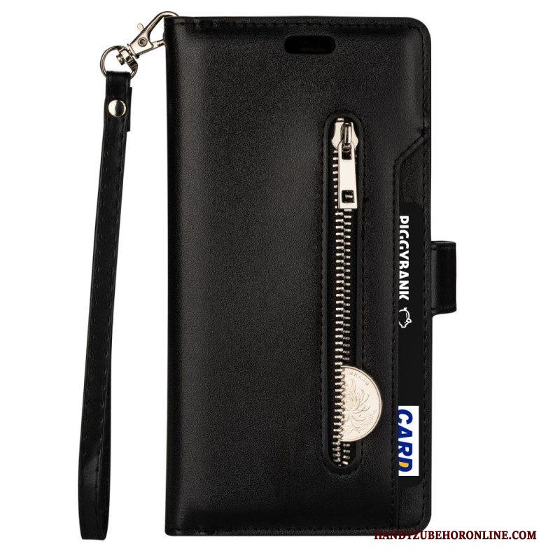 Folio-hoesje voor Samsung Galaxy S22 5G Portemonnee & Lanyard