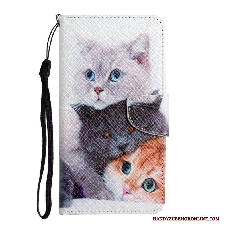 Folio-hoesje voor Samsung Galaxy S22 Plus 5G Mijn Kittens