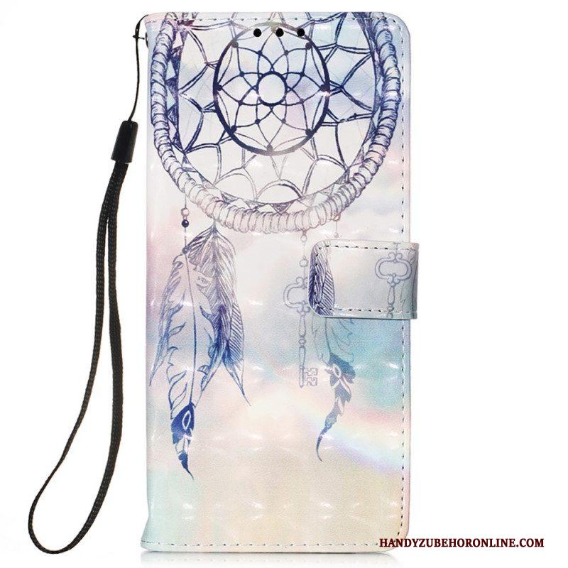 Folio-hoesje voor Samsung Galaxy S22 Ultra 5G Aquarel Dromenvanger