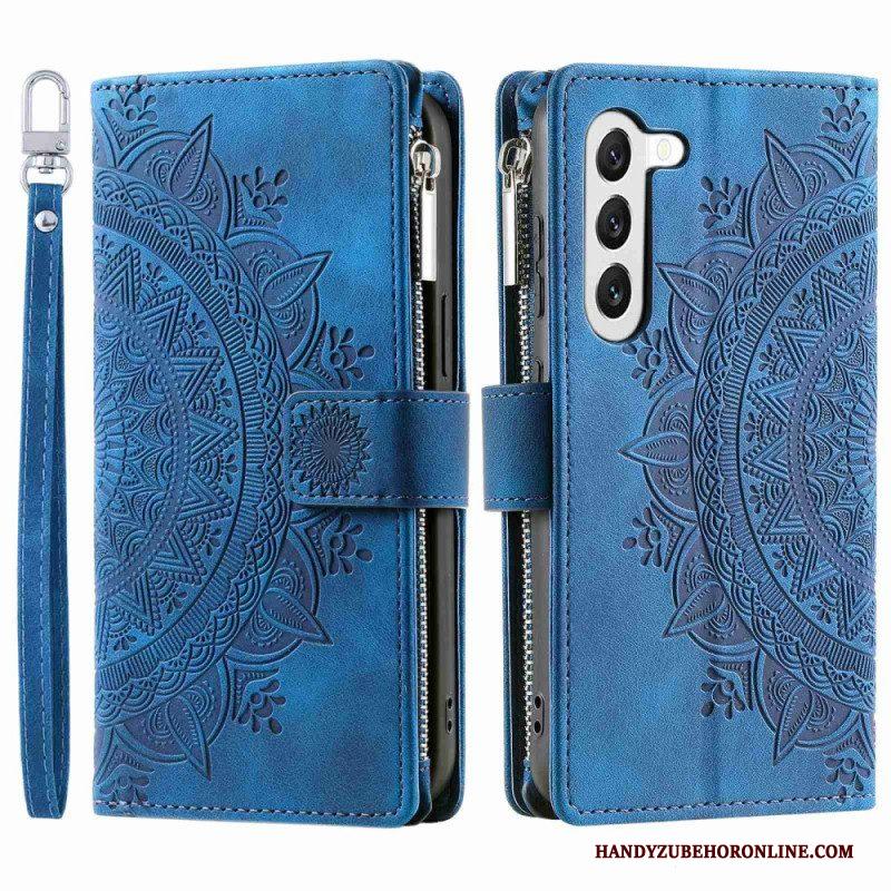 Folio-hoesje voor Samsung Galaxy S23 5G Multifunctionele Mandala