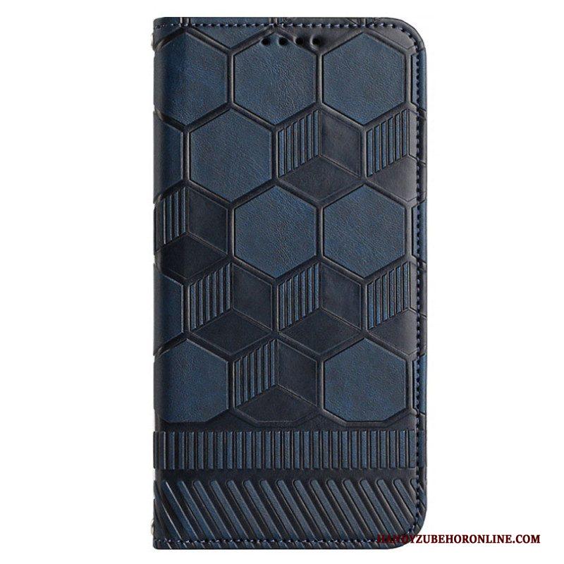 Folio-hoesje voor Samsung Galaxy S23 5G Voetbal Bal Patroon