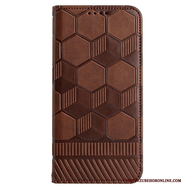 Folio-hoesje voor Samsung Galaxy S23 5G Voetbal Bal Patroon