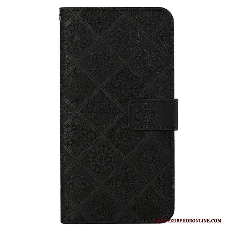 Folio-hoesje voor Samsung Galaxy S23 Plus 5G Tapijt Patroon