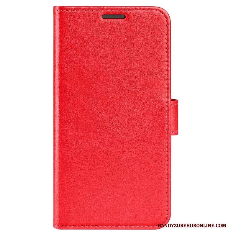 Folio-hoesje voor Samsung Galaxy S23 Ultra 5G Vintage Leereffect