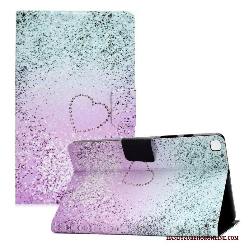 Folio-hoesje voor Samsung Galaxy Tab A7 Lite Glanzende Pailletten