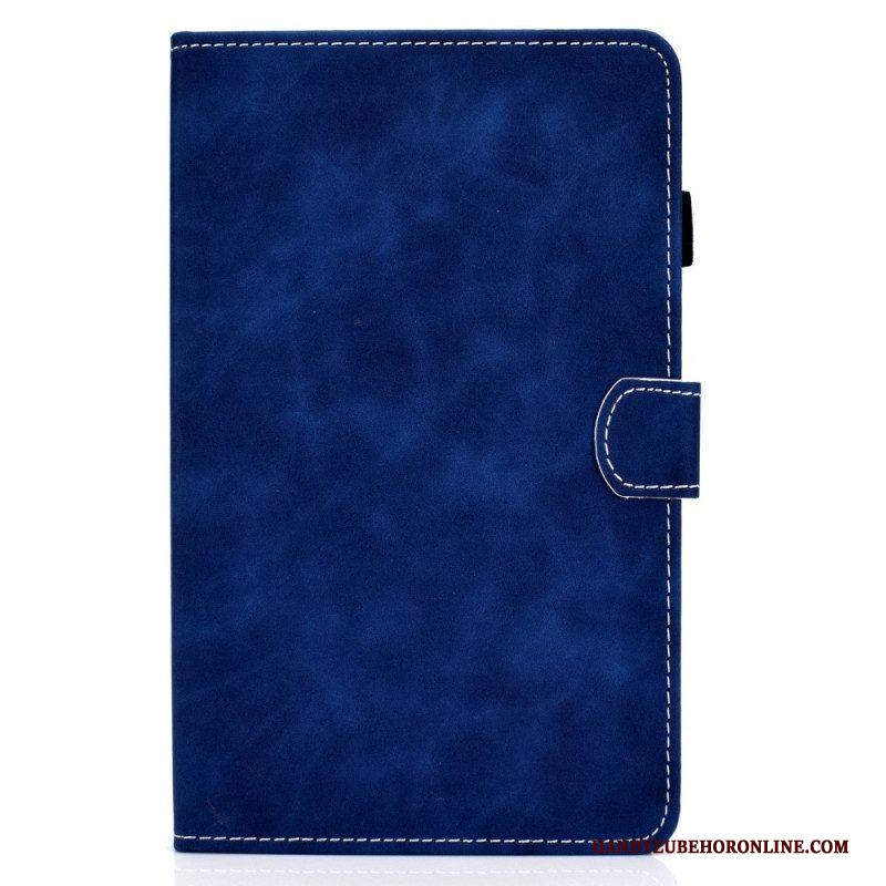 Folio-hoesje voor Samsung Galaxy Tab A8 (2021) Vintage Design Leereffect