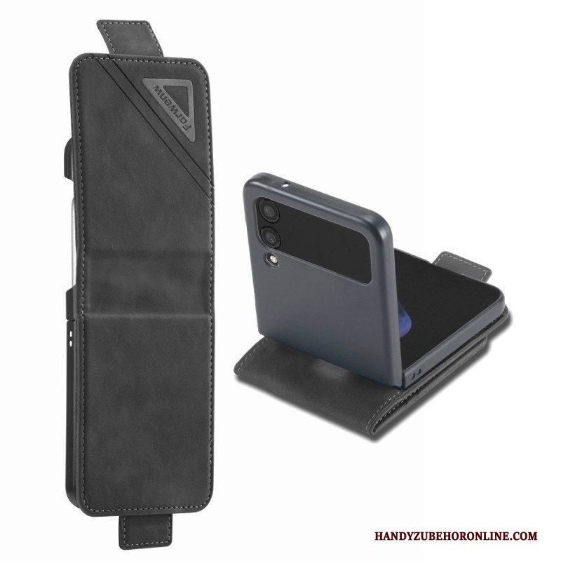 Folio-hoesje voor Samsung Galaxy Z Flip 4 Flip Case Forwenw Ledereffect