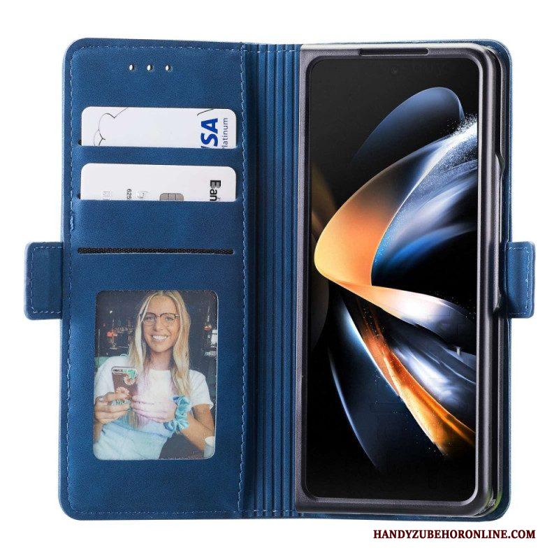 Folio-hoesje voor Samsung Galaxy Z Fold 4 Casedance Serie Waltz 001