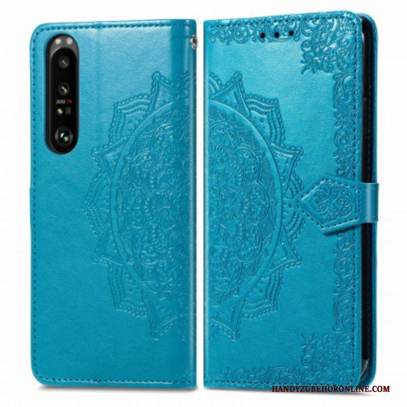 Folio-hoesje voor Sony Xperia 1 III Mandala Middeleeuwen