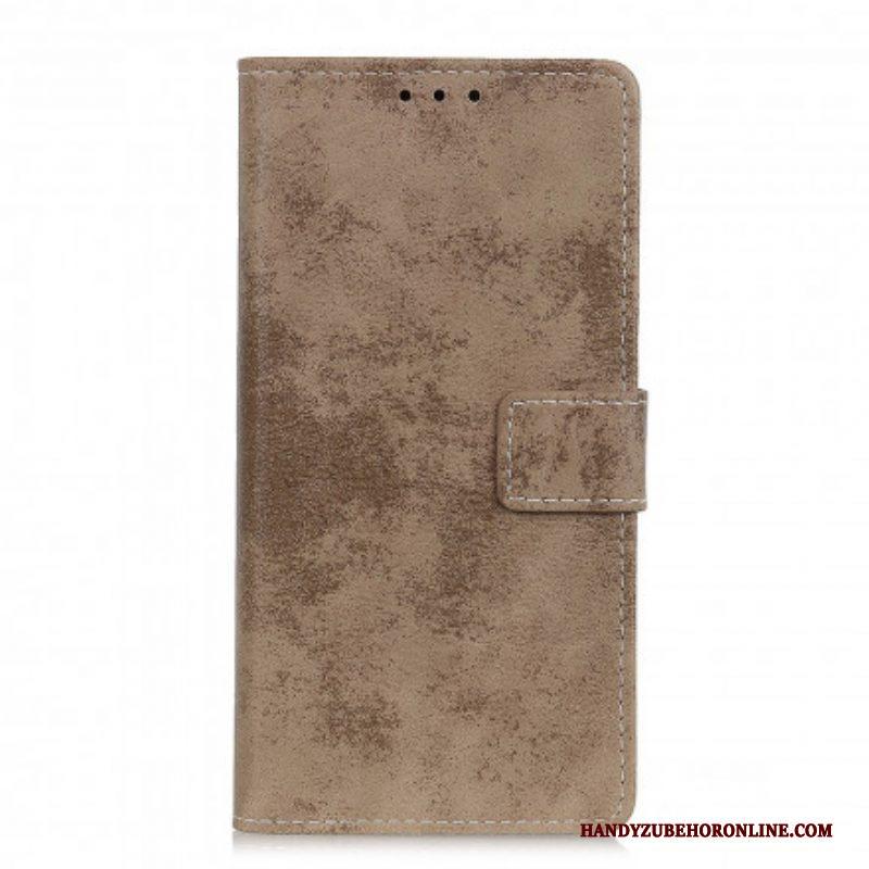 Folio-hoesje voor Sony Xperia 5 III Vintage Kunstleer