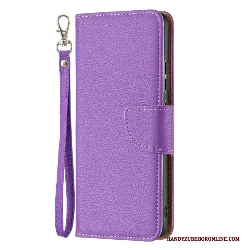 Folio-hoesje voor Xiaomi 12 / 12X Flip Case Lychee Rabat Schuin