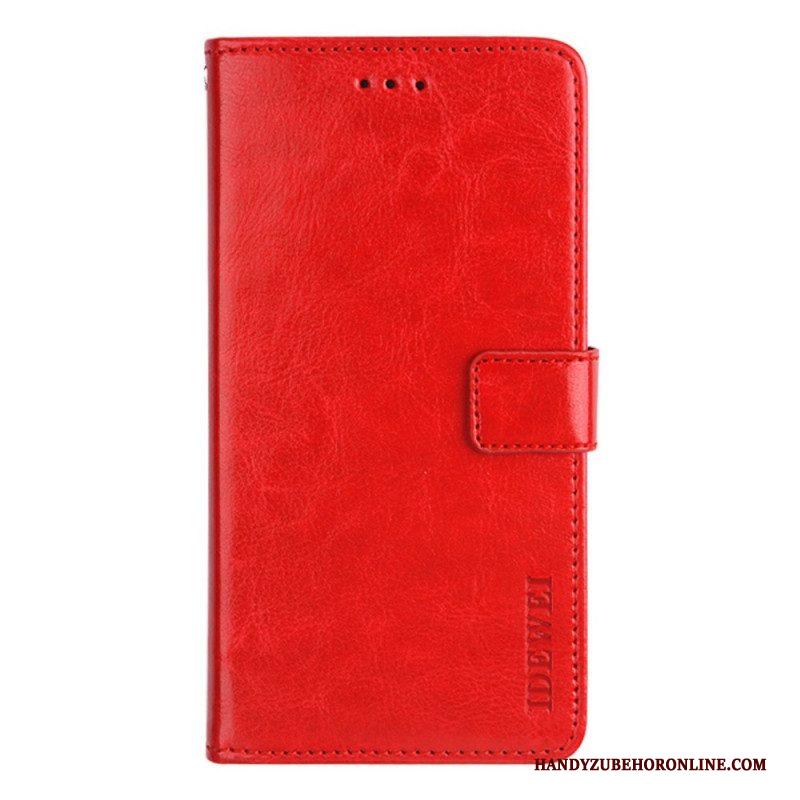 Folio-hoesje voor Xiaomi 12 / 12X Imitatieleer Idewei