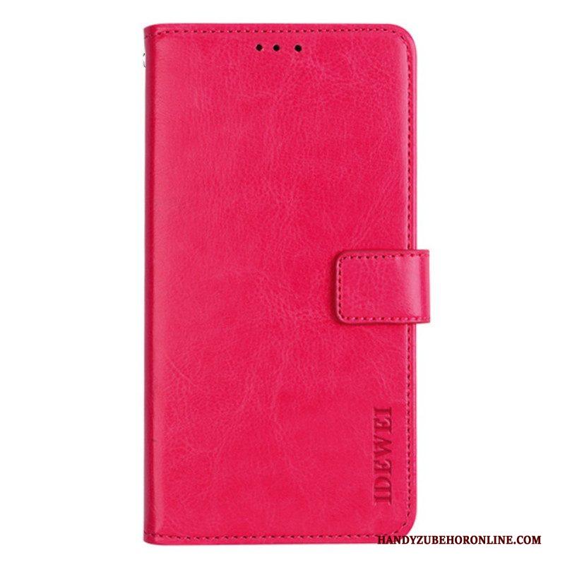 Folio-hoesje voor Xiaomi 12 / 12X Imitatieleer Idewei