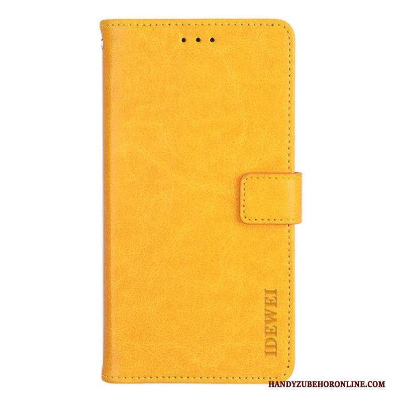 Folio-hoesje voor Xiaomi 12 / 12X Imitatieleer Idewei