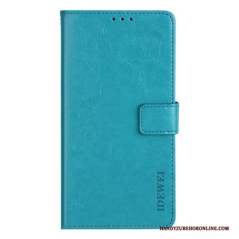 Folio-hoesje voor Xiaomi 12 / 12X Imitatieleer Idewei