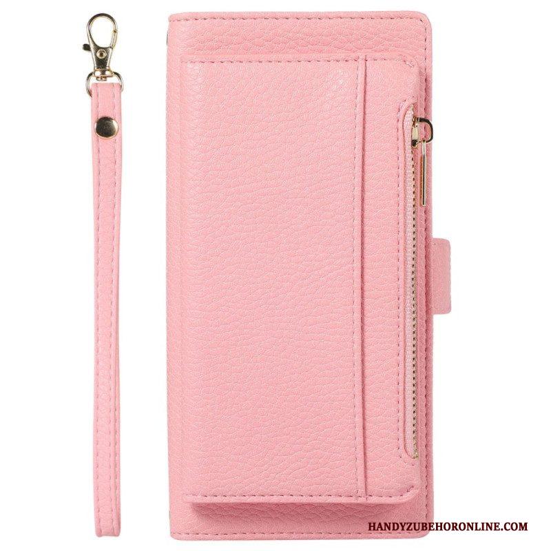 Folio-hoesje voor Xiaomi 12 Lite Portemonnee Leren Afneembare Portemonnee En Lanyard