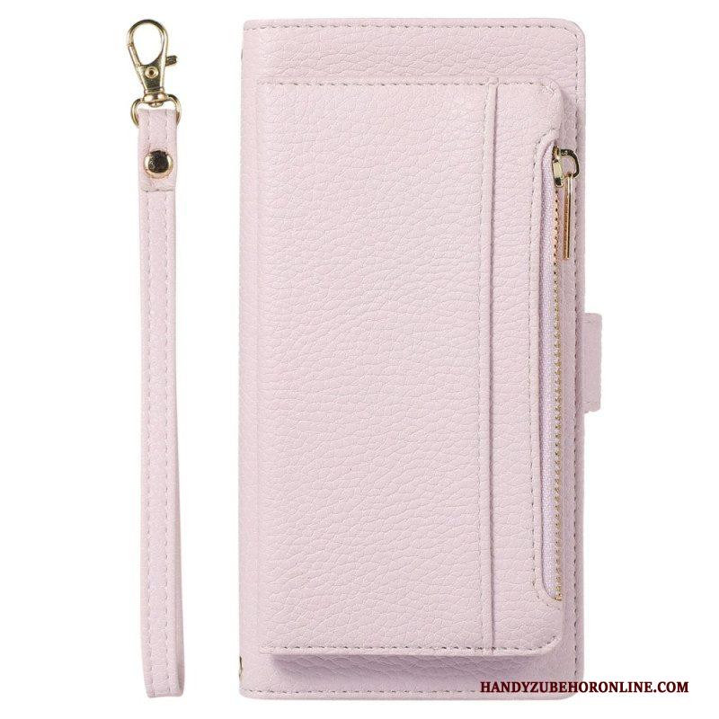Folio-hoesje voor Xiaomi 12 Lite Portemonnee Leren Afneembare Portemonnee En Lanyard