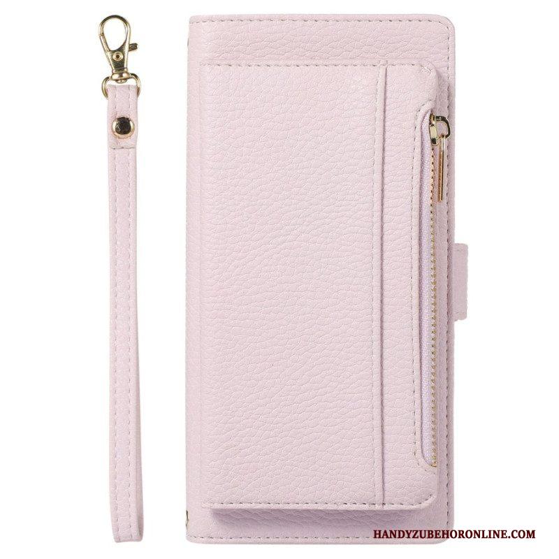 Folio-hoesje voor Xiaomi 12 Lite Portemonnee Leren Afneembare Portemonnee En Lanyard