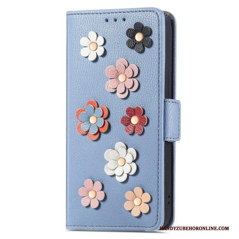 Folio-hoesje voor Xiaomi 13 Decoratieve Bloemen