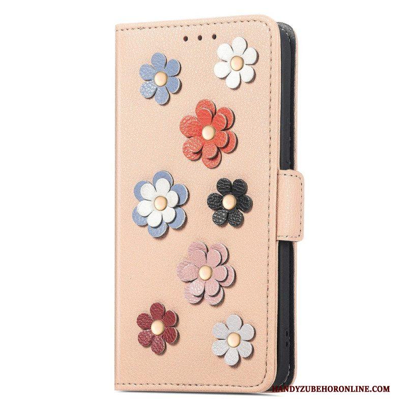 Folio-hoesje voor Xiaomi 13 Decoratieve Bloemen