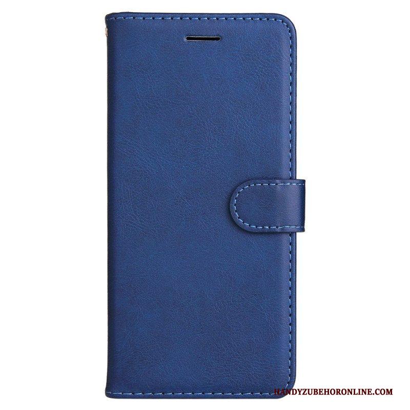 Folio-hoesje voor Xiaomi 13 Met Ketting Effen Met Bandje