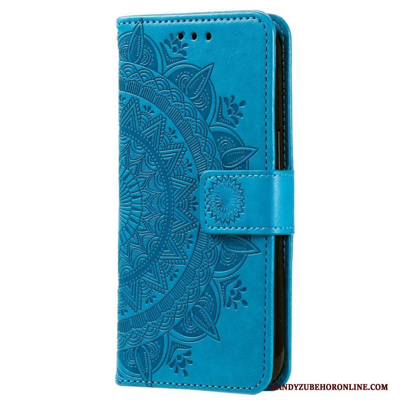 Folio-hoesje voor Xiaomi 13 Pro Mandala Zon Met Lanyard