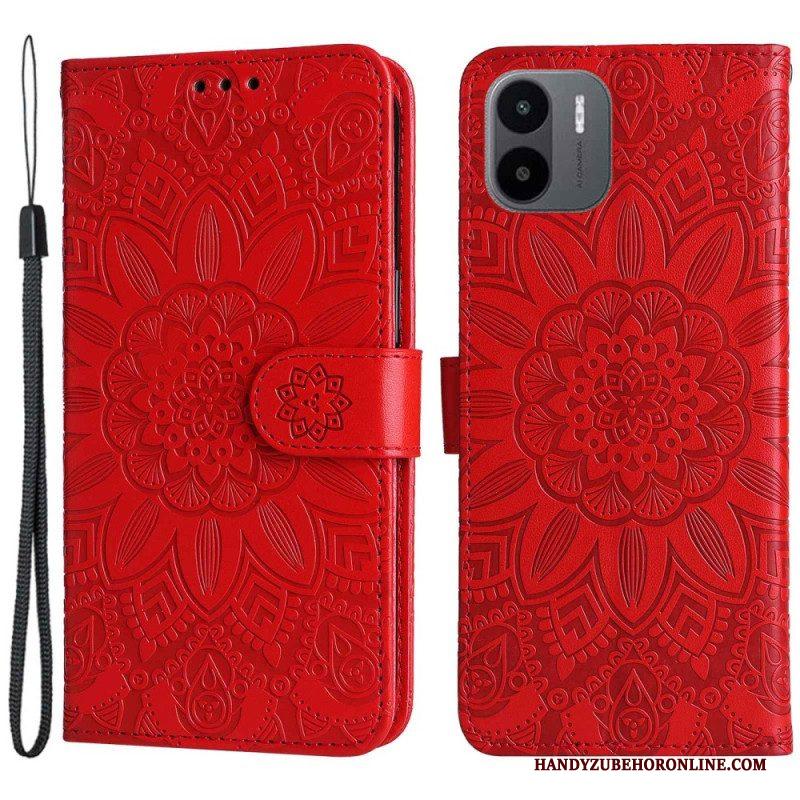 Folio-hoesje voor Xiaomi Redmi A1 Mandala-patroon