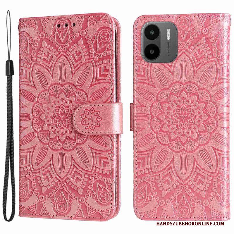 Folio-hoesje voor Xiaomi Redmi A1 Mandala-patroon